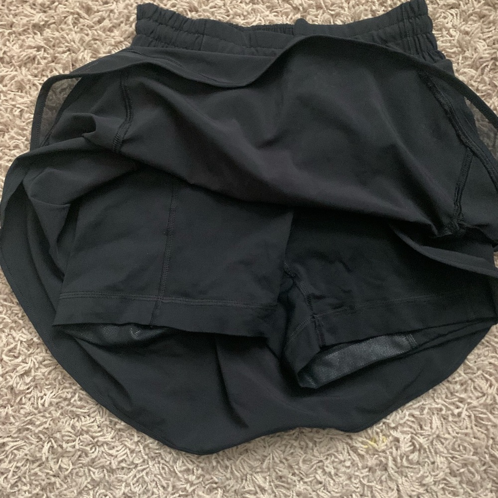 Lululemon hotty hot skirt with shorts in black
